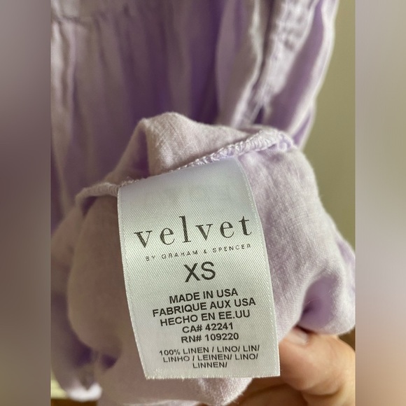 Velvet by Graham & Spencer Women's Evonne Flutter Sleeve Dress Size XS - Picture 5 of 9